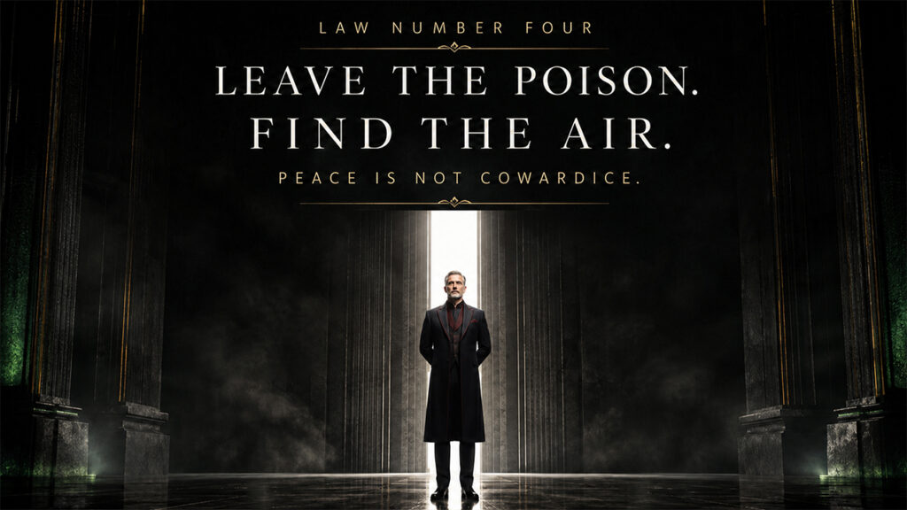 Leave the Poison. Find the Air.