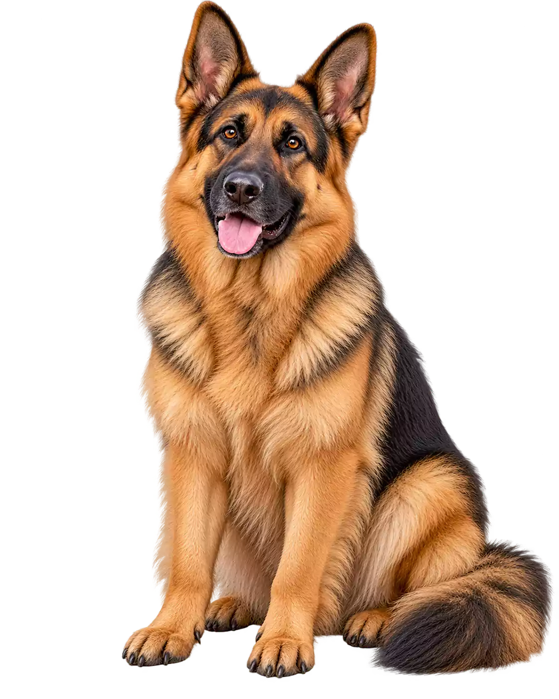 Gary, a long-haired German Shepherd and member of the Starship Gravitation crew